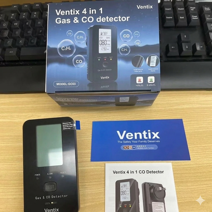 Ventix 4 In 1 CO Detector